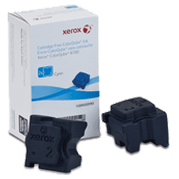 Marque Nouvelle Originale XEROX 108R00990 Bâtons d'Encre Solides 2 Cyan pour XEROX ColorQube 8700S