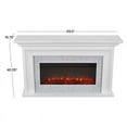 thumbnail image 4 of Real Flame Sonia 69" Landscape Solid Wood and Glass Electric Fireplace in White, 4 of 13