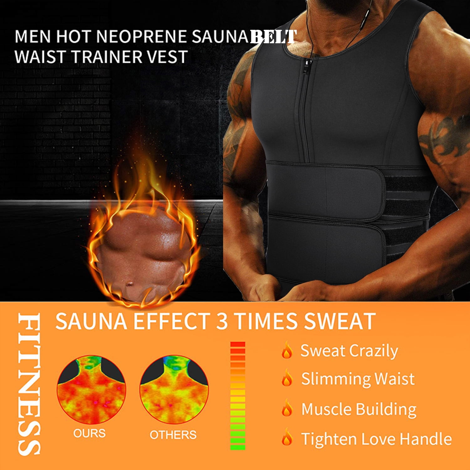 Waist trainer for love handles men's hotsell