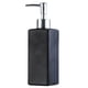 thumbnail image 5 of Dispensador de jabón líquido y loción con bomba, botella moderna para gel de ducha y champú de 350 ml. Negro, 5 of 6