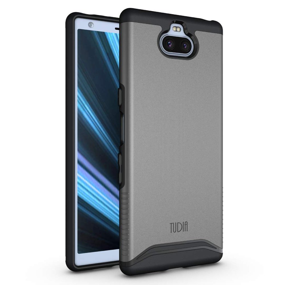 TUDIA Sony Xperia 10 Case, Slim Fit Premium Dual Layer Extreme Drop