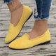 thumbnail image 4 of Zapatos Vestir Mocasines Planos para Mujeres Punta Redonda Ballet Deslizamiento en Vestido Cómodo Trabajar, 4 of 6