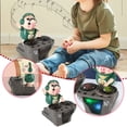 thumbnail image 2 of Binwennn Disc Player Rocking Toys Bar Colorful Lights Music Rock Pig Children's Toys Fraction Tiles round Preschool Learning Alphabet Activity Hunger Hippo Game Kids Activities 3-5 Girls Alphabet, 2 of 4