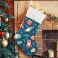 thumbnail image 5 of GZHJMY 2 Pack Christmas Stockings, Christmas Gnome Xmas Stockings and Plush Fur Cuff Stockings Fireplace Decorations for Family Holiday Xmas Party Decorations, 5 of 7