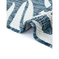 thumbnail image 5 of Unique Loom Outdoor Botanical Collection Area Rug - Palm (2' 7" x 10' Runner Blue/Navy Blue), 5 of 6
