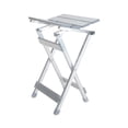 thumbnail image 2 of Camco Small Folding Side Table | Supports up to 130lbs | Aluminum, Silver (51890), 2 of 13