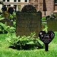 thumbnail image 6 of Heart Daddy Garden Stake Memorial Remembrance Plaque Stake for Cemetery Acrylic Grave Stake Waterproof Sympathy Garden Stake for Yard Grave Cemetery (Daddy), 6 of 8