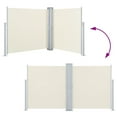 thumbnail image 3 of vidaXL Retractable Side Awning Cream 140x1000 cm, 3 of 5