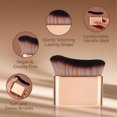 thumbnail image 3 of Self Tanner Brush, Kabuki Foundation Brush Streak-Free & Smooth, Body Makeup Brush Flawless-Finish for Face Neck Body Leg Easy to Clean (Rose Gold (Self Tanner Brush)), 3 of 10