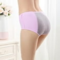 thumbnail image 3 of Breathe Cotton Brief Underwear for Women Mid-Rise Floral Postpartum Hipster Ladies Lace Panties Girls Full Coverage Briefs Cotton Stretch Briefs, 3 of 5