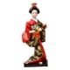 thumbnail image 3 of Estatuilla coleccionable BLESIY 27 cm Geisha Doll Kimono Japonés Rosa Rojo, 3 of 8
