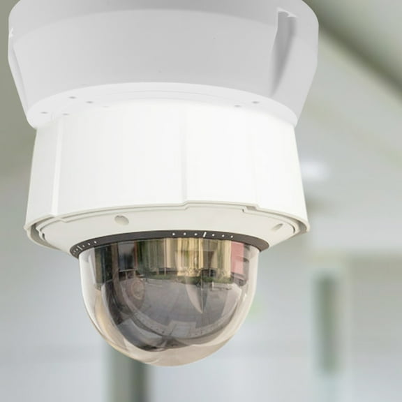 Luxshiny Weatherproof Corner Mount Junction Box with Cable Storage for Security Cameras, Plastic Enclosure