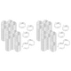 thumbnail image 1 of 100 Uds Clips Soporte para Plantas Plástico Reutilizables Tomate Vegetal () Blanco, 1 of 5