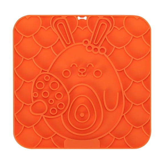 Pet Licking Mat (Dog Lick Plate) With Silicone Suction Cup, Slow Feeding & Choking Prevention Design For Dogs To Promote Slower Eating, Reduce Choking Risks And Ensure Safe