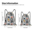 thumbnail image 3 of Bingfone Dog Drawstrings Backpacks Bags for Men Women Gym Drawstrings Bag-Small, 3 of 8