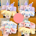 thumbnail image 3 of Diadema con lazo de peluche Sanrio, accesorios para el cabello, Kawaii, Cinnamoroll, My Melody Kuromi, Anime, maquillaje lindo, Anillo para el cabello, regalos, 3 of 4