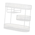 thumbnail image 4 of Cesta de frutas de malla de hierro, frutero multiusos, cesta para pan, estante para verduras, fruta Blanco, 4 of 9
