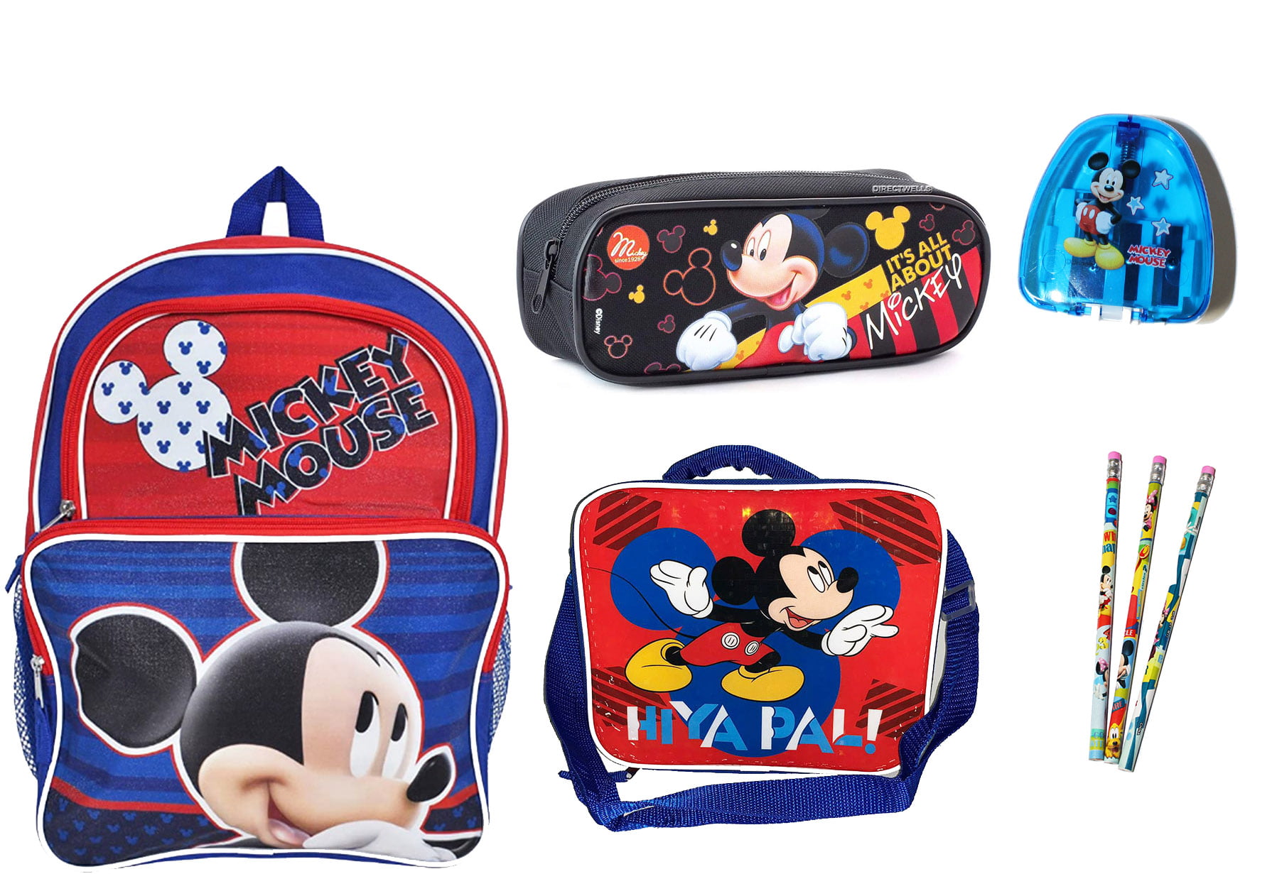 6 Disney Kids Sling Bag Backpack Cars Mickey Paw Patrol Minnie Party Favors 