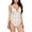 White, variant on BadPiggies 2-Pack Women Teddy Lingerie One Piece Deep V Sexy Lace Babydoll Mini Bodysuit (XL, Black+White)