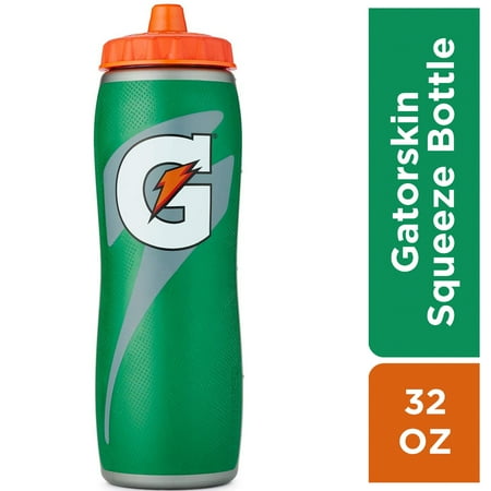 Gatorade 32 oz Gator-skin Bottle, Green, One Size