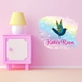 thumbnail image 3 of Animal Watercolor Custom Name Wall Decals for Kids Room - Bird Animal Art Personalized Name Design Mosaic Personalized Bedroom Wall Sticker Water Color Style - Size: 10 In x 8 In, 3 of 5