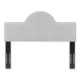 thumbnail image 6 of Headboard, Full Queen Size, Velvet, Light Grey Gray, Modern Contemporary Urban Design, Bedroom Master Guest Suite, 6 of 7