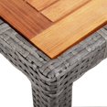 thumbnail image 3 of vidaXL 9 Piece Outdoor Dining Set with Cushions Poly Rattan Grey, 3 of 3