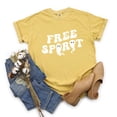 thumbnail image 6 of Free Spirit Ghost Distressed - Women's Garment Dyed Graphic T-Shirt, 6 of 11