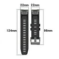 thumbnail image 3 of For Garmin Instinct 2 22mm Silicone Solid Color Watch Band, 3 of 4
