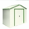 DuraMax Model 50214 10x8 Colossus Metal Shed with foundation, green trim