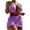 Purple, variant on ibuvkizy Tankinis Swimsuits for Women Loose Modest 3 Pieces Bathing Suits Women's New Bikini Three Piece Swimsuit Solid Split Swimsuit Set Bikini Sets for Women's Plus Size