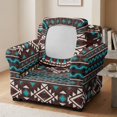 thumbnail image 3 of FKELYI Stretch Couch Cover for Living Room Armchair Slipcover with Individual Cushion Cover Aztec Geometric Print Non-Slip Washable Furniture Protector Sofa Decor, 3 of 7