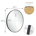 thumbnail image 3 of Design House Kenna 24" Round Wall Accent Mirror, 3 of 21