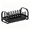 Black, variant on Riousery Mini Dish Drying Rack, Compact Stainless Steel Dish Rack with 7 Slots and Removable Drip Tray, 14.2 x 6.9 x 6.1 in, Black