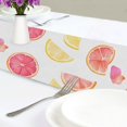 thumbnail image 4 of Yayeee Table Runner 70 inches Long Home Kitchen Dinning Party Decoration, White Grapefruit Slices, 4 of 7