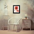 thumbnail image 4 of Marrott, Stephanie 12x14 Black Modern Framed Museum Art Print Titled - Poppy Impressions II, 4 of 5
