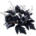 thumbnail image 3 of Orangide Halloween Decorations Candle Decoration Wreath For Table Setting Iron Candlestick With Artificial Flowers Table Centerpieces Candle Ring For Home Dining Table, 3 of 9