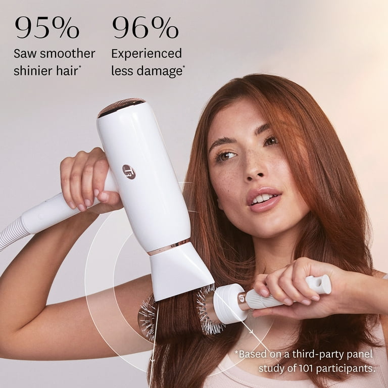 T3 featherweight 2 hair newest blow dryer white and rose gold