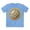 Carolina Blue, variant on Coin Shirt, Shirt with Coin, Tee Shirt with Antique Coin