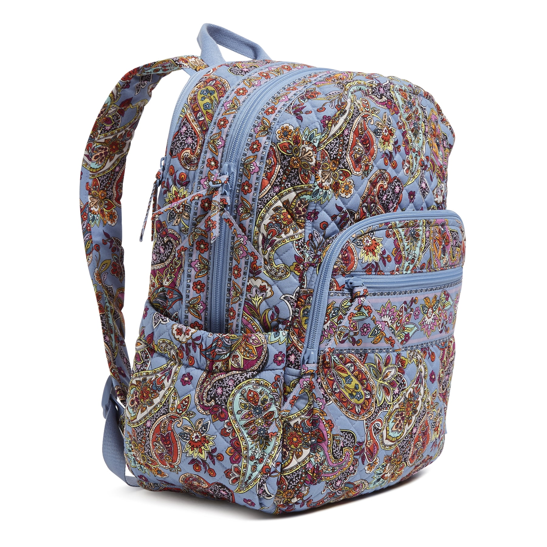 Vera Bradley Women's Cotton Campus Backpack Dreamer Paisley