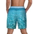 thumbnail image 2 of Haiem Crystal Clear Ocean Waves Mens Swim Trunks with Compression Liner 2 in 1 Swimming Shorts Stretch Swimwear Quick Dry,Board Shorts-X-Large, 2 of 9