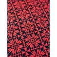 thumbnail image 2 of Geometric Print Stretch Jersey Dress Fabric Red & Black - per yard, 2 of 3
