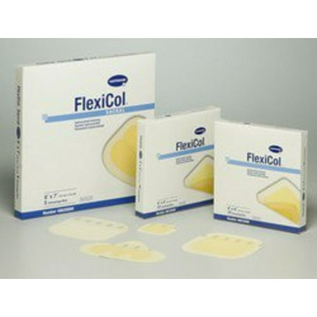 FlexiCol - Hydrocolloid Dressing FlexiCol - 4 X 4 Inch Square Sterile - 10/Box