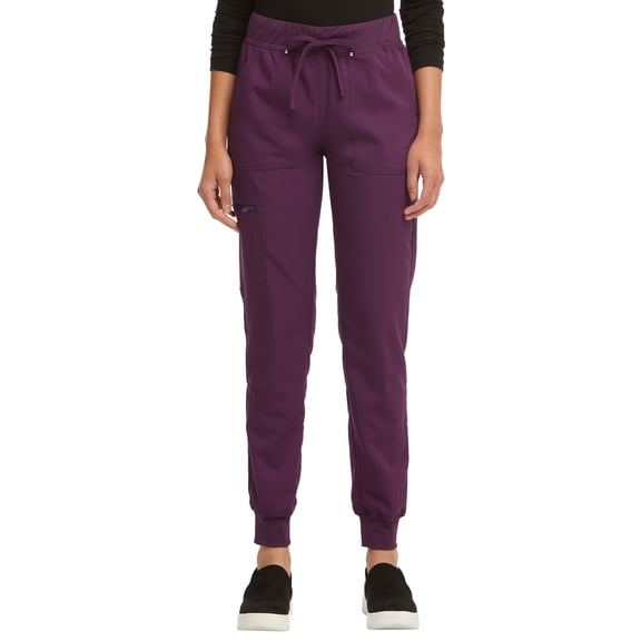 Scrubstar Women's Ultimate Stretch Twill Yoga Drawstring Cargo Jogger Scrub Pant WM12B104A