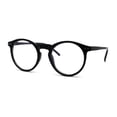 thumbnail image 2 of Classic Retro Thin Plastic Keyhole Blue Light Flitering Computer Glasses Black, 2 of 4