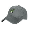 thumbnail image 2 of ZICANCN Football Team Logo Adjustable Baseball Cap Women , Hats for Men Adult Washed Cotton Denim Baseball Caps Fashion Gray, 2 of 8