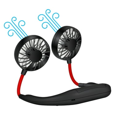 Cellet Portable Neck Fan with 3 Speed Control and 360 Degree Rotation, Personal Cooling Fan for Camping, Traveling, Amusement Parks, Concerts, sports and Other Outdoor/Indoor Activities