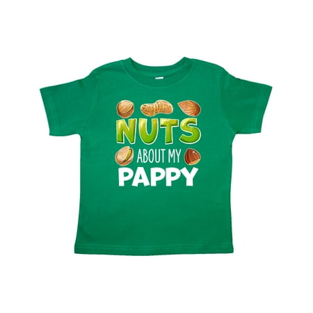 

Inktastic Nuts About My Pappy Peanut Almond Pistachio Gift Toddler Boy or Toddler Girl T-Shirt