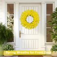 thumbnail image 3 of Corona LZNPA, grande para verano y otoño, 66 cm, puerta de entrada, color amarillo otoñal, 3 of 9
