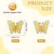 thumbnail image 2 of Parches de Mariposa Uxcell para Planchar, Parché Bordado para Coser para Reparación de Mochilas, Ropa, Zapatos, Oro, 2 of 6